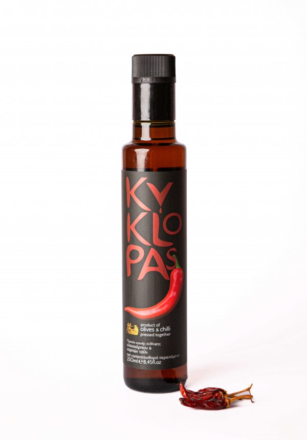 KYKLOPAS Olive Oil - Olives & Chilli